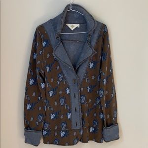 Anthropologie HWR Aztec blazer cardigan